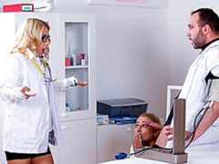 デカチン, ブロンド, フェラチオ, バック, 女 人男 人, 自然山雀, ティーン, オッパイの