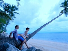 Любители, Пляж, Большая жопа, Большие сиськи, Подружка, Секс без цензуры, На природе, На публике