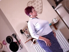 Cul, Belle grosse femme bgf, Gros seins, Mamie, Masturbation, Chatte, Solo, Nénés