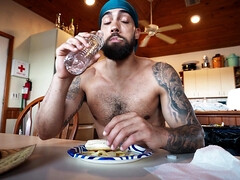 Pijpbeurt, Lul, Sperma in gezicht, Voeten, Fetisj, Ondergoed, Natuurlijke tieten, Kut duiken