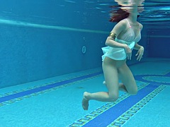 アナル, 美女, 茶髪の, ハードコア, ポルノスター, 公共, オッパイの, 水中