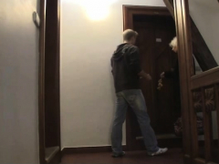 ブロンド, フェラチオ, チェコ, ヨーロピアン, 熟年, 現実