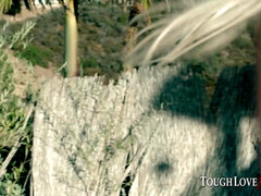 デカパイ, ブロンド, 巨乳な, 車, イマラチオ, アウトドア, 現実, オッパイの