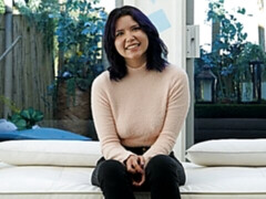 Asiatique, Gros cul, Grosse bite, Gros seins, Sucer une bite, Brunette brune, En levrette, Pov