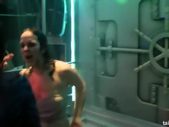 黒人, 衣服着たままセックス, クラブ, カワイイ, なめる, オージー, シャワー, スインガー