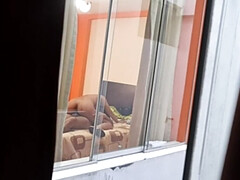 素人, デカ尻, 茶髪の, 浮気者, 旦那, オーガズム, スパイ, のぞき