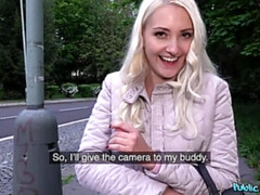 Amateur, Grosse bite, Blonde, Queue, Européenne, De plein air, Pov, Public