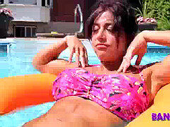 Bruinharig, Stel, Sperma in gezicht, Biljart, Taboe