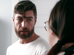 69, アナル, ベッドルーム, フェラチオ, チン, 手コキする, ショートヘア, 靴下