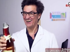 素人, ぽっちゃり, ディルド, 女, ドイツ人, 看護婦, オーガズム, タトゥー