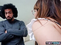 Petite Teen Maid Aurora Monroe Gets Rough Hardcore Fuck From Boss