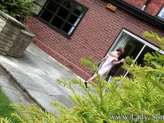 The voyeur and the naked housewife