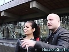 Leie, Braunhaarige, Europäisch, Hd, Öffentlich, Realität