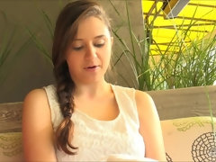 ダンス, ダブル開発, フィストファック, 公共, 一人, スカートのぞき