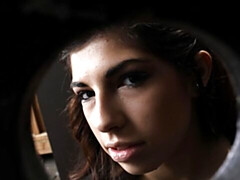 18 jahre, Grosser schwanz, Braunhaarige, Schwanzloch, Handjob, Natürlichen titten, Dürr, Titten