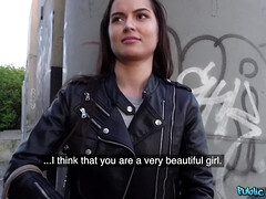 お尻, 茶髪の, ヨーロピアン, 自然山雀, アウトドア, 公共, ロシア人, オッパイの