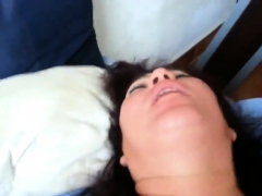 Amateur, Sucer une bite, Brunette brune, Poilue, Hd, Pov