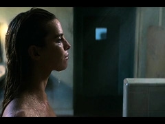 Betty Gilpin naked shower scene
