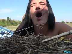 Arsch, Tussi, Süss, Fingern, Flexibel, Im freien, Öffentlich, Dürr