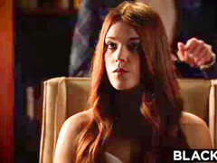 Facial, red-haired, bigcock