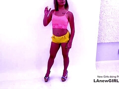 Cute 18-year-old Teenage gets her creamy snatch screwed in studio