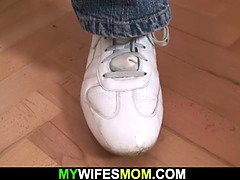 浮気者, チェコ, 祖父, お婆さん, 毛深い, 熟年, 母, オマンコ