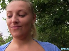 Blond, Sperma shot, Hd, Reusachtig, Geld, Gezichtspunt, Openbaar, Tieten likken