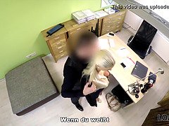 Auditie, Mooi, Blond, Rondborstig, Moeder die ik wil neuken, Geld, Natuurlijke tieten, Stiefmoeder