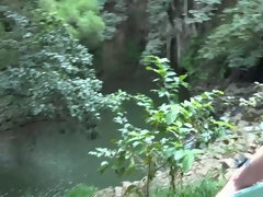 Plage, Blonde, Petite amie, Branlette thaïlandaise, Petite femme, Rasée, Dormant, Nénés