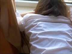 Asiatique, Brunette brune, Couple, Petite amie, Fait maison, Petite femme, Chatte, Adolescente