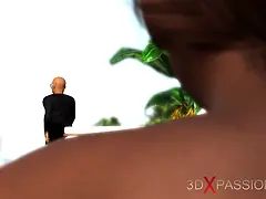 Tridimensionnel, Anal, Grosse bite, Interracial, Monstre, De plein air, Rugueux, Rasée
