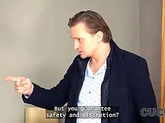 茶髪の, はじめて, ヒール, 旦那, ロシア人, 驚き, オッパイの, 妻