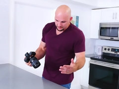 Amateur, Americano, Mamada, Morena, Estilo perrito, Hd, Cocina, Coño