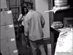 Cheating sexy babe screws rock hard dick