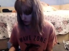 Amateur, Brunette brune, Masturbation, Solo, Adolescente, Webcam