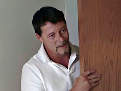 Naughty dads cock inside the popcorn bag the teens felt it