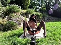 Dildo, Hd, Absätze, Nylon, Orgasmus, Muschi, Solo, Weibliche ejakulation