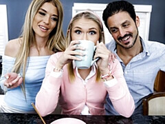 18, デカチン, フェラチオ, バック, 女 人男 人, 自然山雀, ティーン, オッパイの