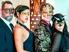Craxy orgy fuck session with Aaliyah Love, Penny Barber and Coco Lovelock