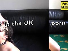 Gros cul, Gros seins, Sucer une bite, Britannique, Éjaculer dans la bouche, Naturelle, Suçant, Attachée
