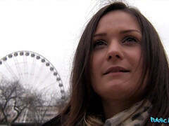 Brunette brune, Tchèque, Européenne, Argent, De plein air, Pov, Pute, Adolescente