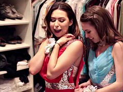 The Gals swap dad cocks to suck deep throat