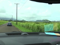 Leie, Aufs gesicht abspritzen, Freundin, Orgasmus, Zierlich, Öffentlich, Rasiert, Titten