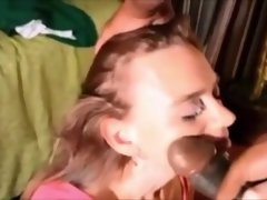 素人, デカチン, 黒人, 黒人, 異人種間, フェラする