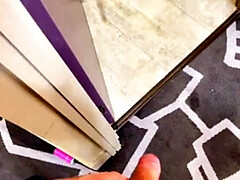 デカチン, デカパイ, フェラチオ, イギリス人, イく瞬間, 手コキする, 熟年, 妻