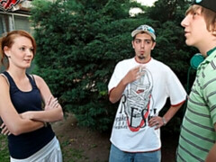 Blondine, Blasen, Gehörnter ehemann, Hundestellung, Fetisch, Rasiert, Jungendliche (18+), Titten