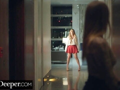 Бондаж, Бойфренд, Семяизвержение, Глубокая глотка, Сперма на лице, Белье, Киски, Наездница