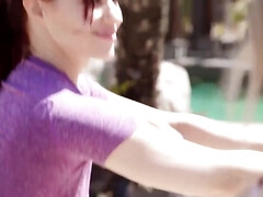 Blondine, Klassisch, Süss, Kehlenfick, Behaart, Hd, Lesbisch, Nippel