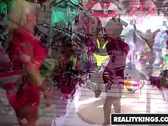 デカチン, エロ熟女, Hd, 巨大, デカチンの, 現実, ティーン, 三人
