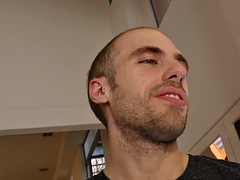 Grote lul, Grote mammen, Man die toekijkt, Sperma shot, Zwart, Pornster, Tatoeage, Vrouw